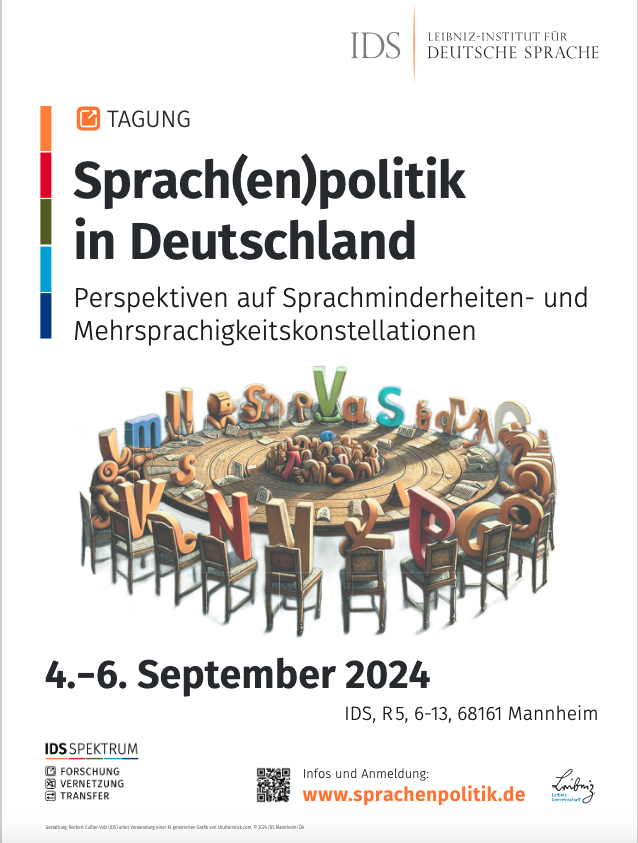 Tagung „Sprach(en)politik in Deutschland. Perspektiven auf Sprachminderheiten und Mehrsprachigkeitskonstellationen“ 